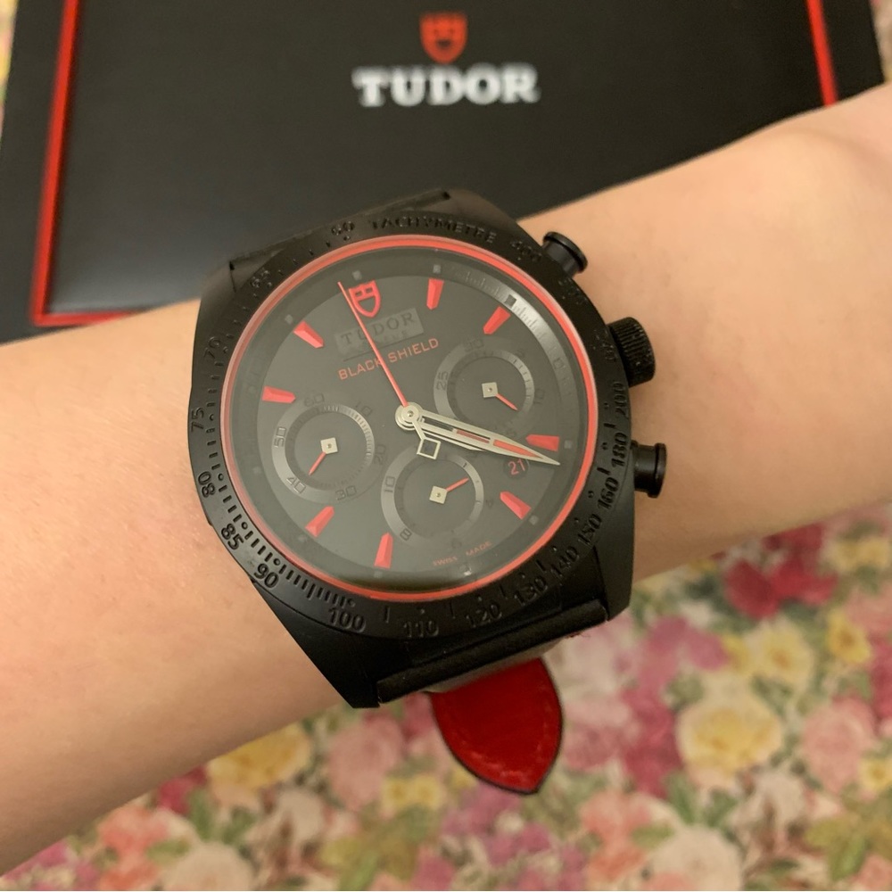 Tudor Fastrider black shield Ducati watch Black/Red/Black - Picture 6 of 14